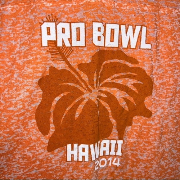 NFL Team Apparel Women’s Orange 2014 Pro Bowl Hawaii Size Large - Picture 7 of 8